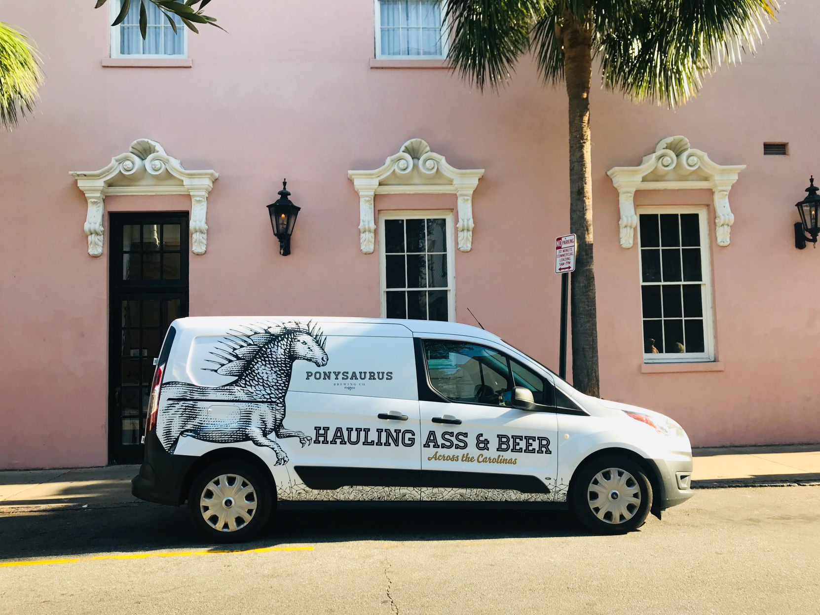 Ponysaurus van in Charleston